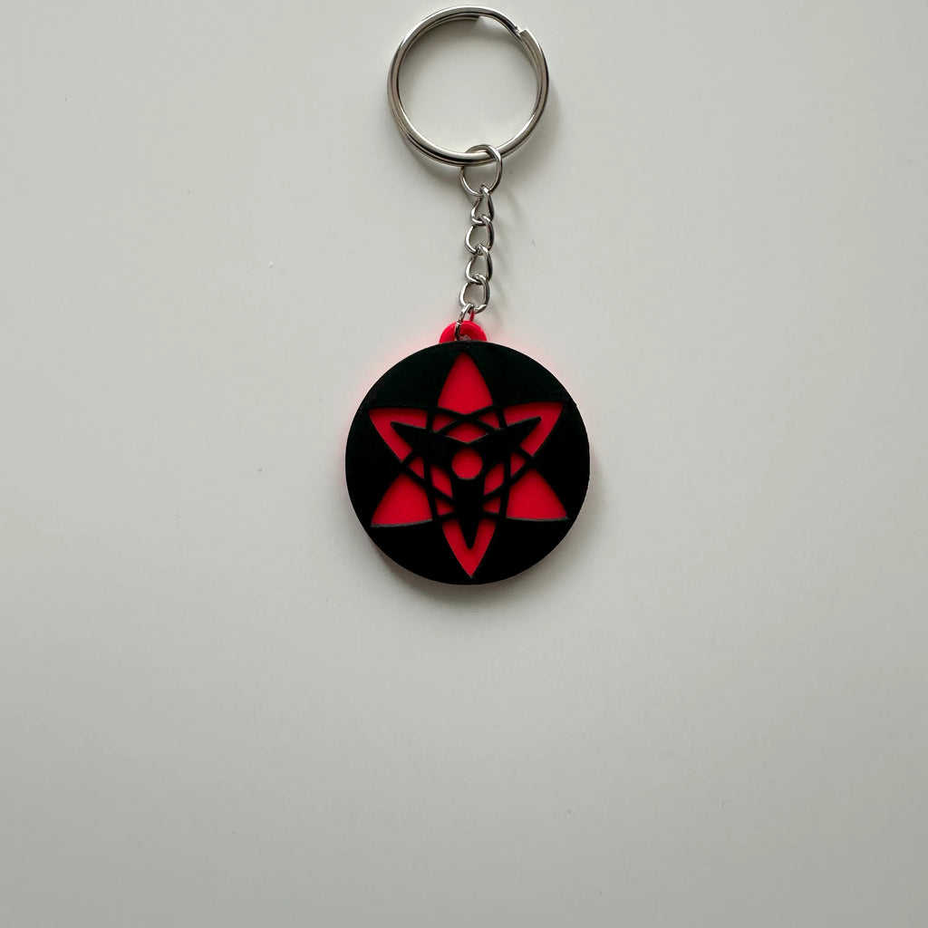 Set Brelocuri 3D cu Ochi Anime și Simboluri Mistice „Anime Eye & Mystic Symbols Keychains”