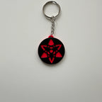 Set Brelocuri 3D cu Ochi Anime și Simboluri Mistice „Anime Eye & Mystic Symbols Keychains”