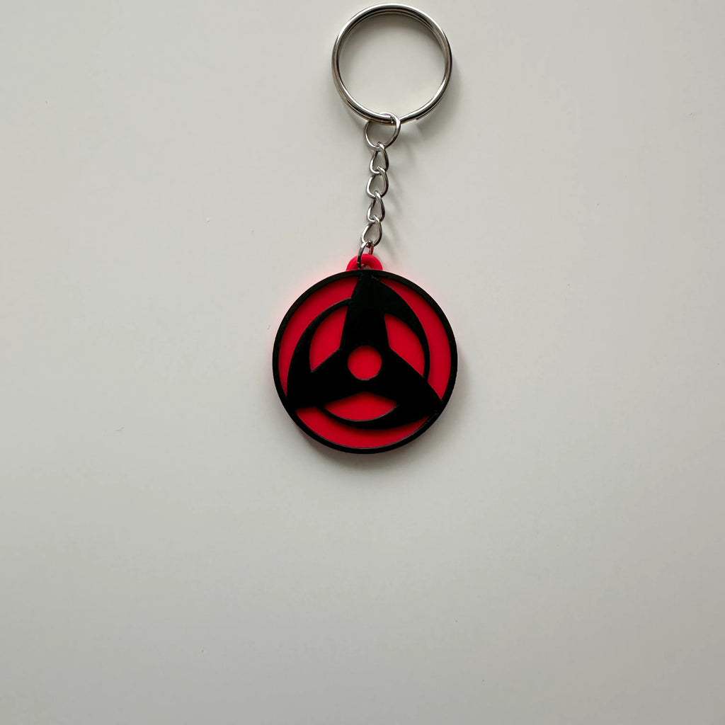 Set Brelocuri 3D cu Ochi Anime și Simboluri Mistice „Anime Eye & Mystic Symbols Keychains”