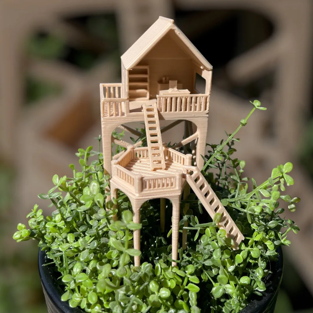Casuță Decorativă „TreePlug” 3D