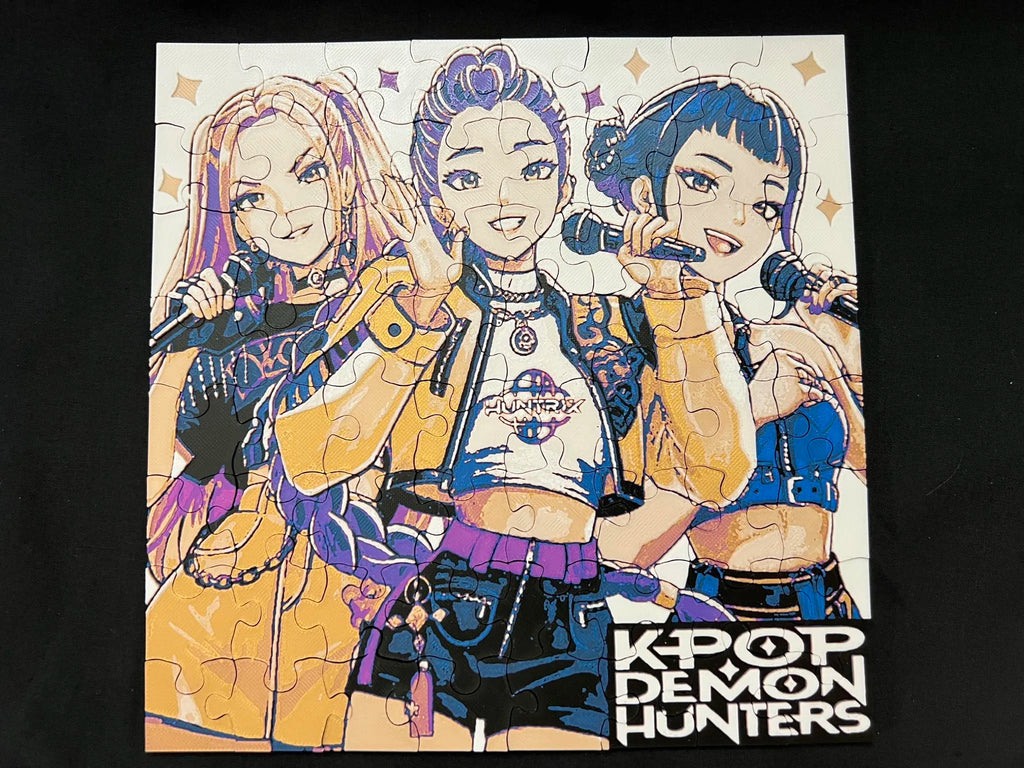 Tablou Puzzle Interactiv „K-Pop Demon Hunters” 3D