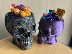 Bol Decorativ Craniu Ornamental / Ghiveci „FiligreeSkullBowl” 3D