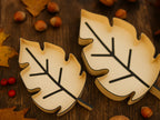 Set Tava / Bol Decorativ Frunză de Stejar „OakLeaf Tray” 3D