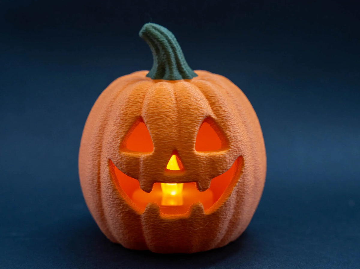 Suport Lumânare LED Dovleac de Halloween „Jack-O'-Lantern Tealight” 3D
