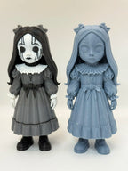 Figurină 3D Păpușă Gotică Stilizată „Gothic Doll”