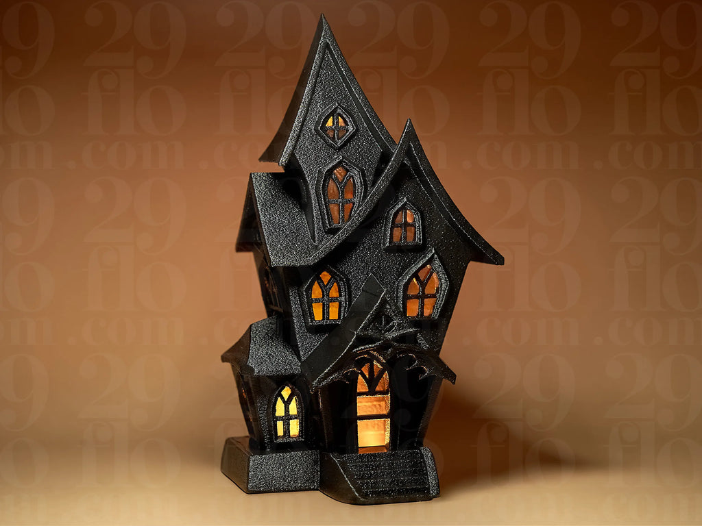 Decorațiune 3D Casă Bântuită „Haunted House Lantern”