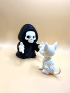 MiniReaper & SkeletonDog | Set Figurine 3D Cute-Horror