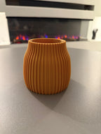 Vază Decorativă Striată „RibbedVase” 3D