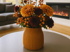 Vază Decorativă Striată „RibbedVase” 3D