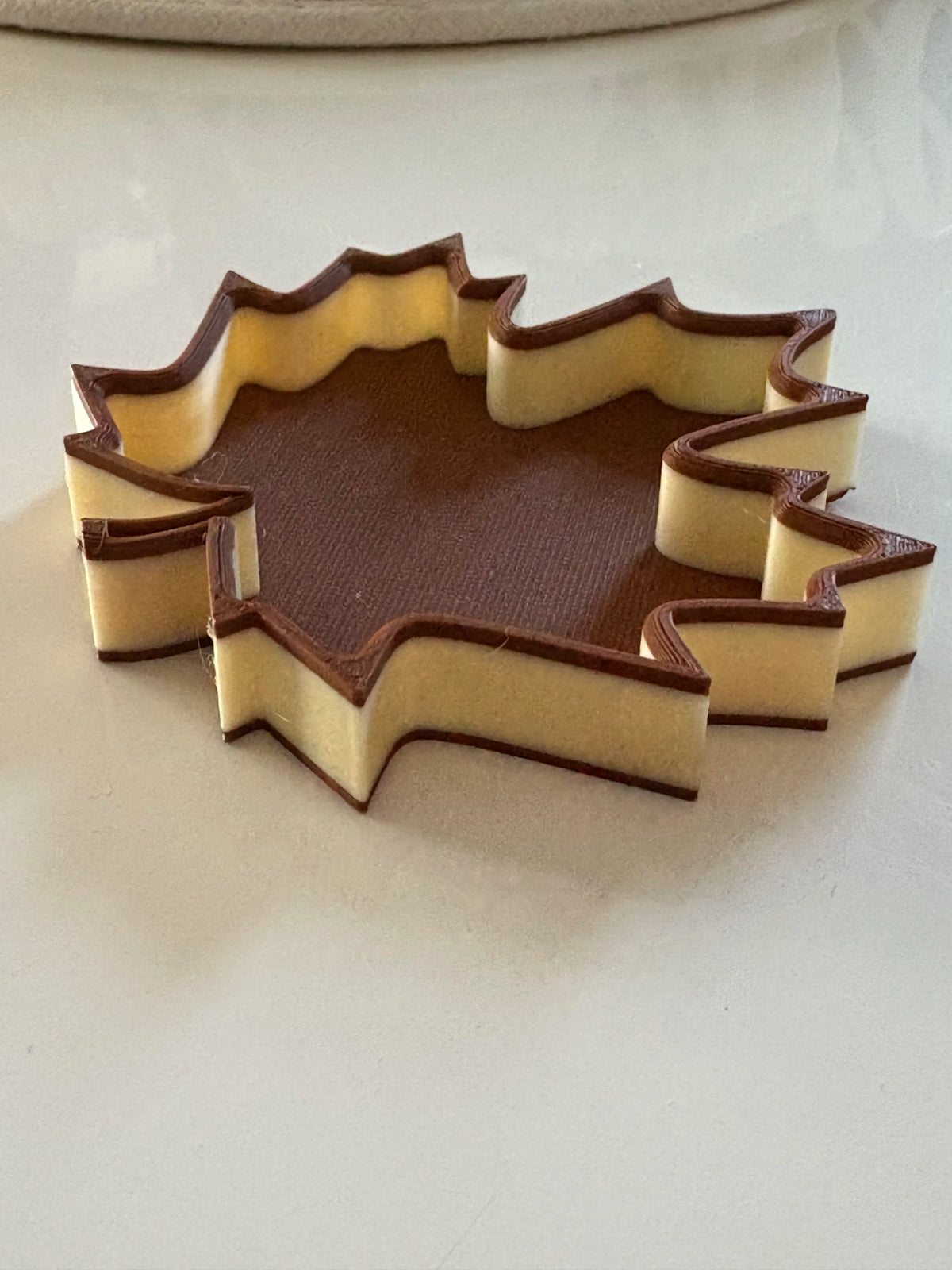 Bol Decorativ adânc sub Formă de Frunză de Arțar „MapleTray” 3D
