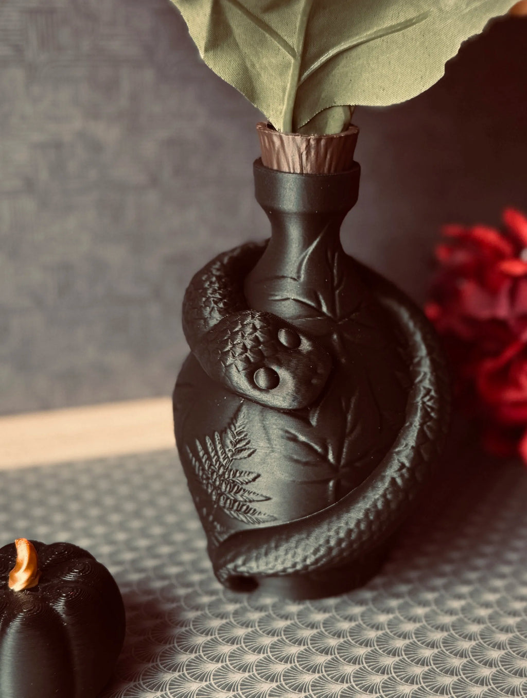 Sticluță Decorativă cu Șarpe încolăcit „SerpentPotion” 3D