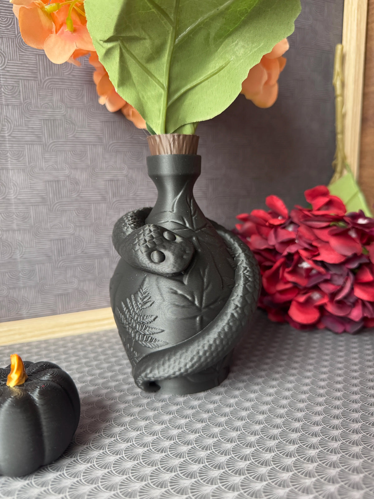 Sticluță Decorativă cu Șarpe încolăcit „SerpentPotion” 3D