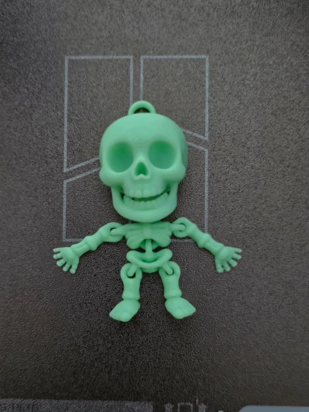 Figurină Articulată Skeleton / Breloc Schelet Flexibil „FlexiSkeleton” 3D