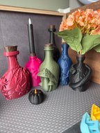 Sticluță Decorativă cu Șarpe încolăcit „SerpentPotion” 3D