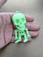 Figurină Articulată Skeleton / Breloc Schelet Flexibil „FlexiSkeleton” 3D