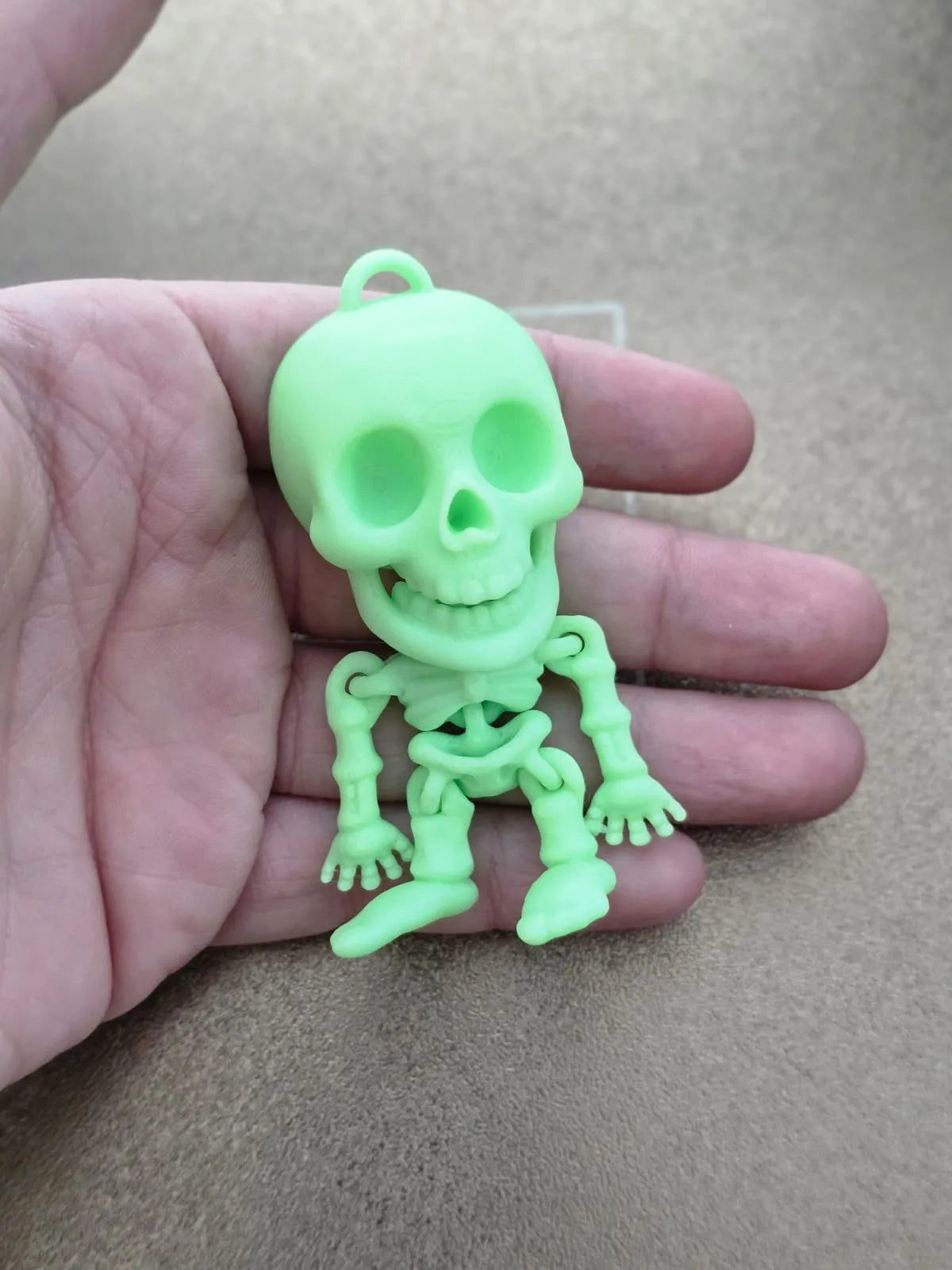 Figurină Articulată Skeleton / Breloc Schelet Flexibil „FlexiSkeleton” 3D