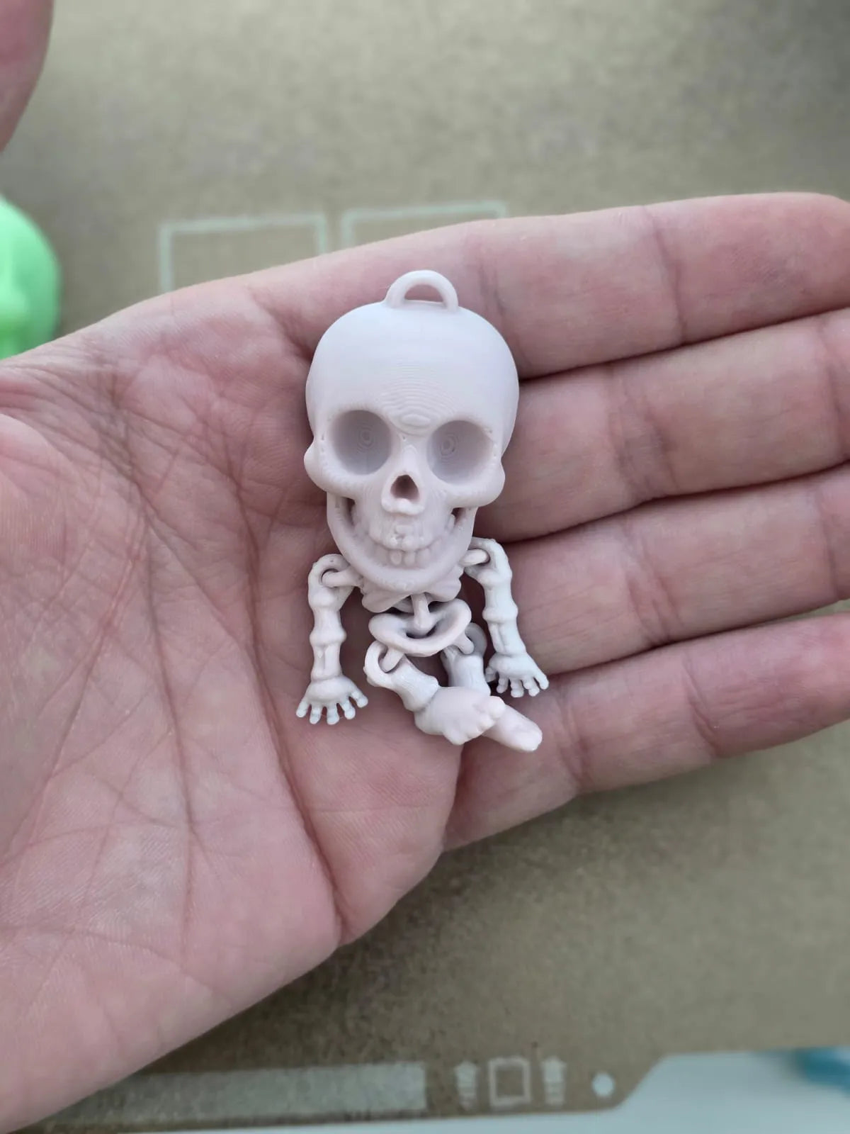 Figurină Articulată Skeleton / Breloc Schelet Flexibil „FlexiSkeleton” 3D