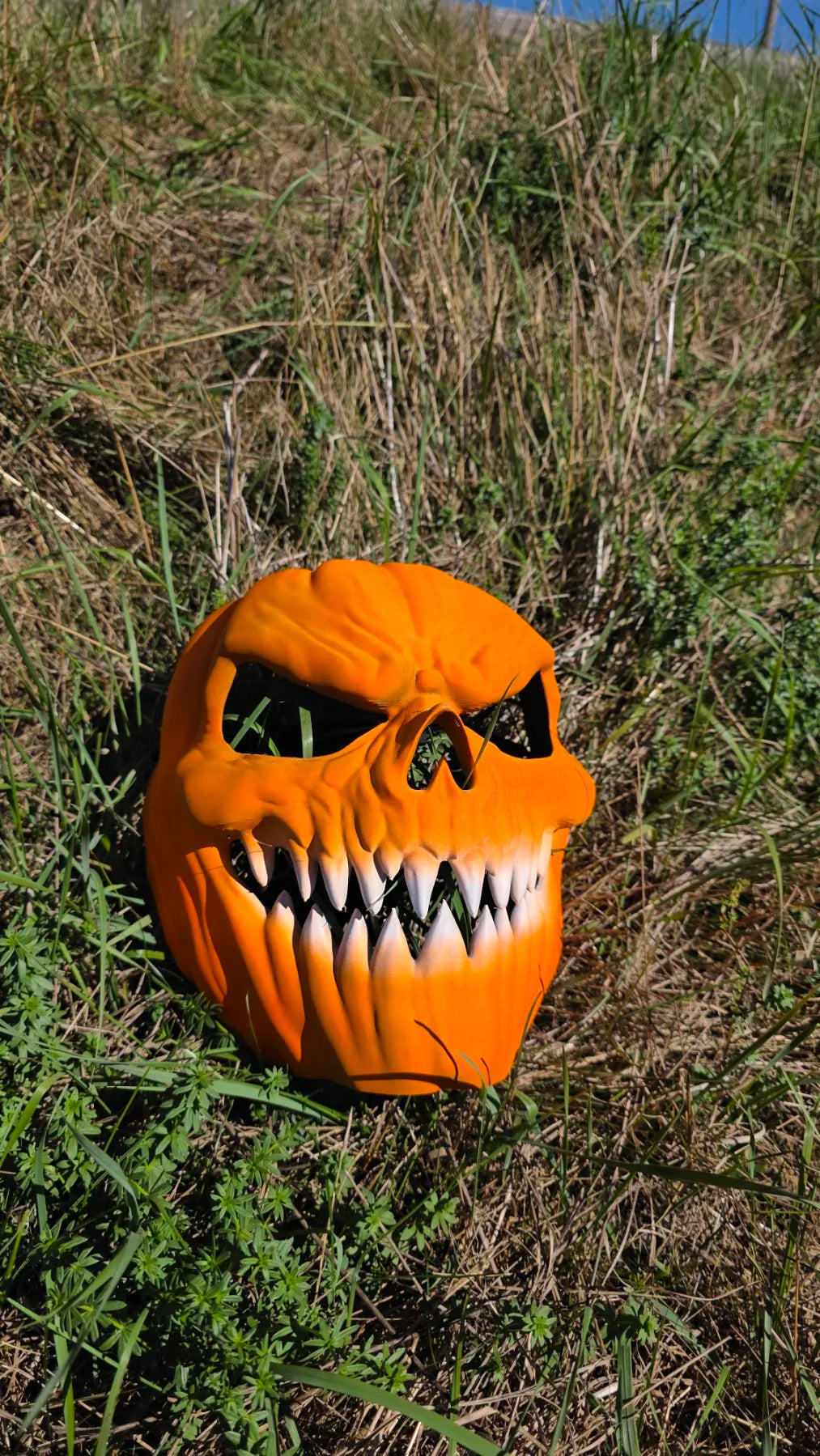 Mască  Dovleac Demon / Craniu Dovleac „Evil Pumpkin Skull Mask” 3D
