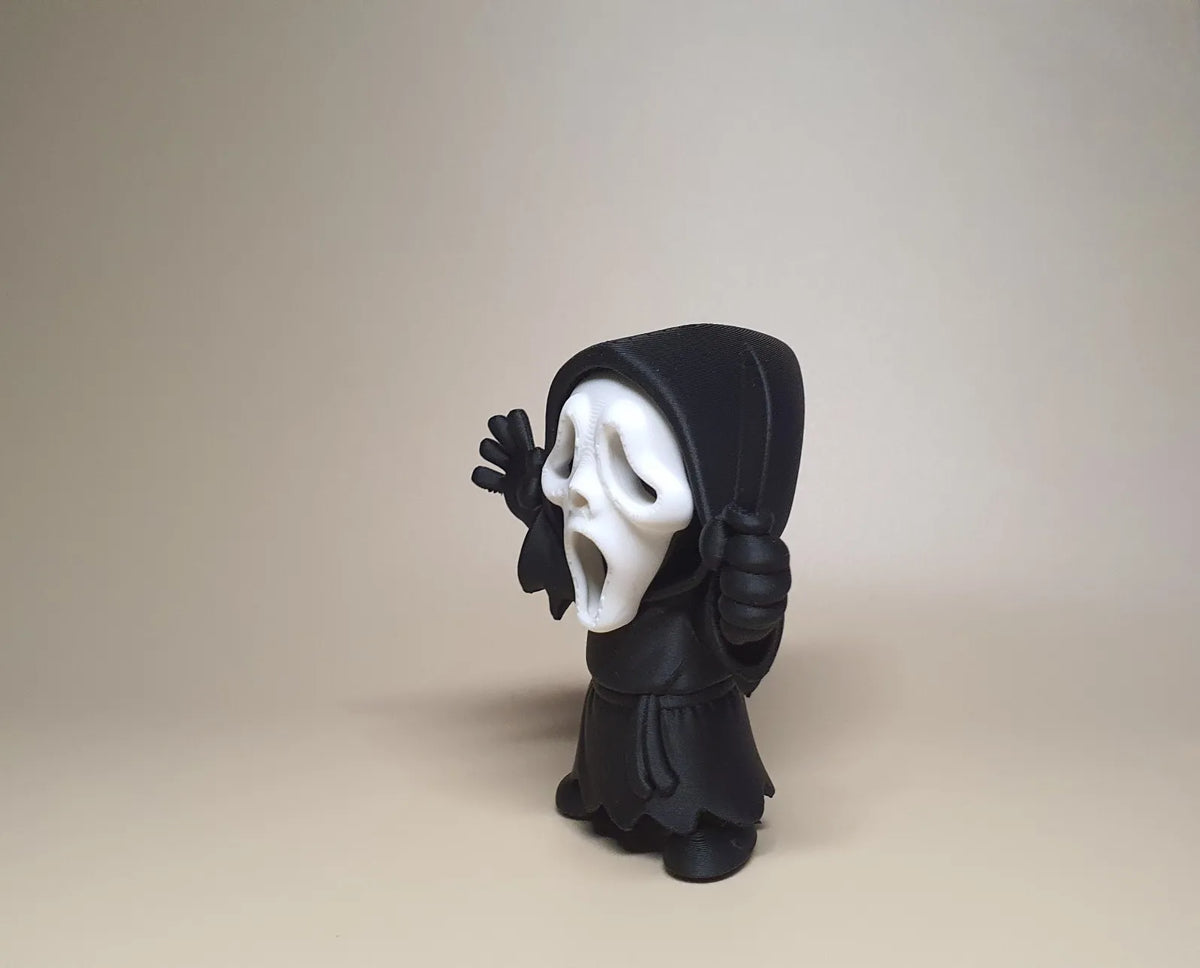 Figurină Chibi Ghostface cu Cuțit „Chibi Scream Ghostface” 3D
