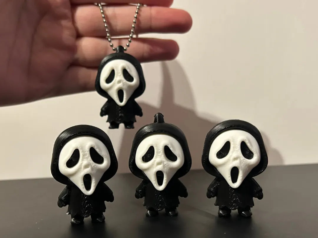 Breloc / Mini-Figurină Ghostface „SerpentPotion” / „ScreamGhost” 3D