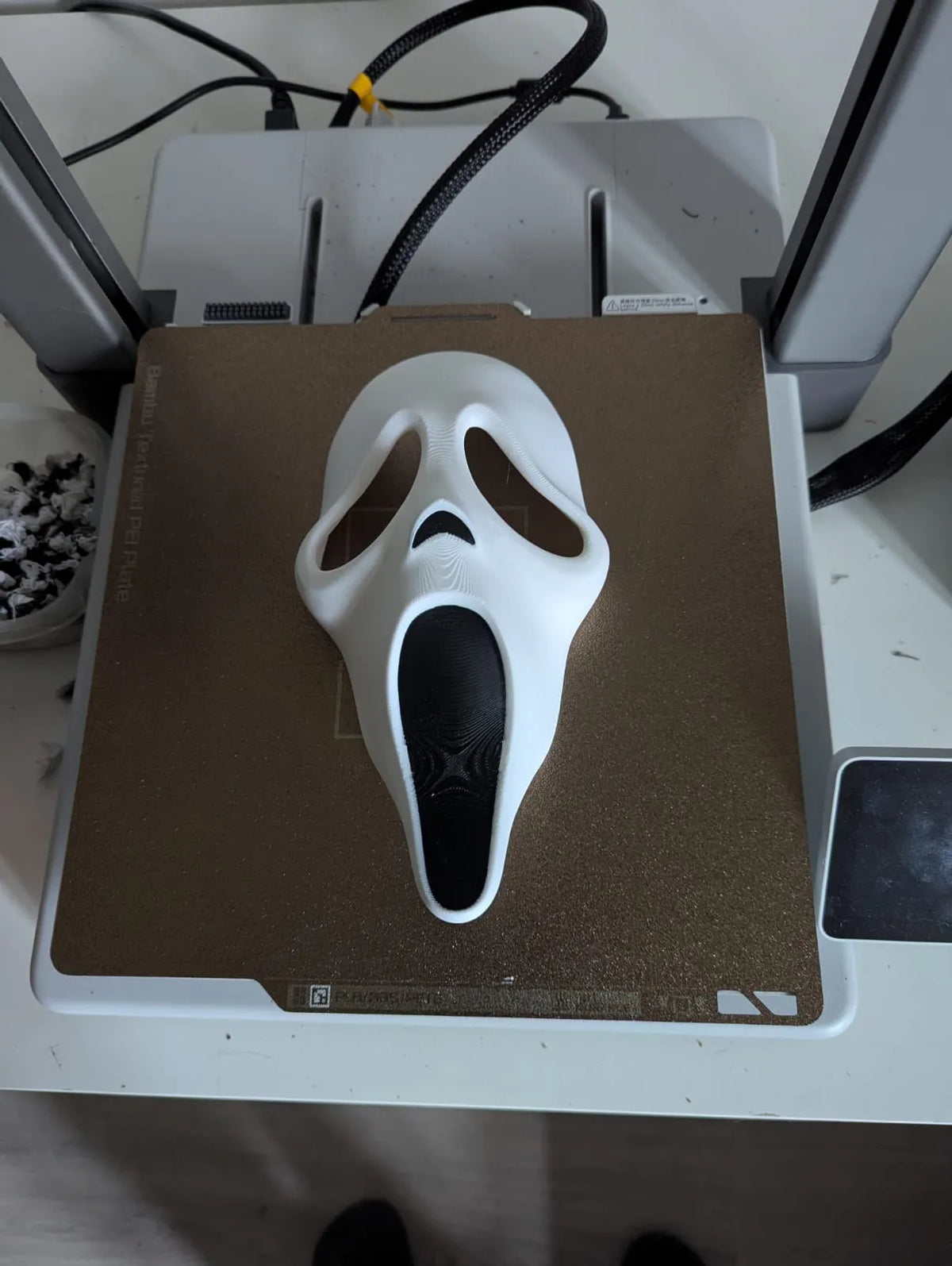 Mască  Ghostface Horror / Scream „Ghostface Scream Mask” 3D