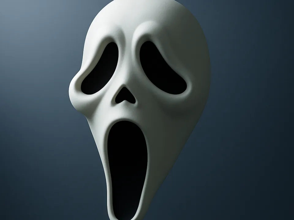 Mască  Ghostface Horror / Scream „Ghostface Scream Mask” 3D