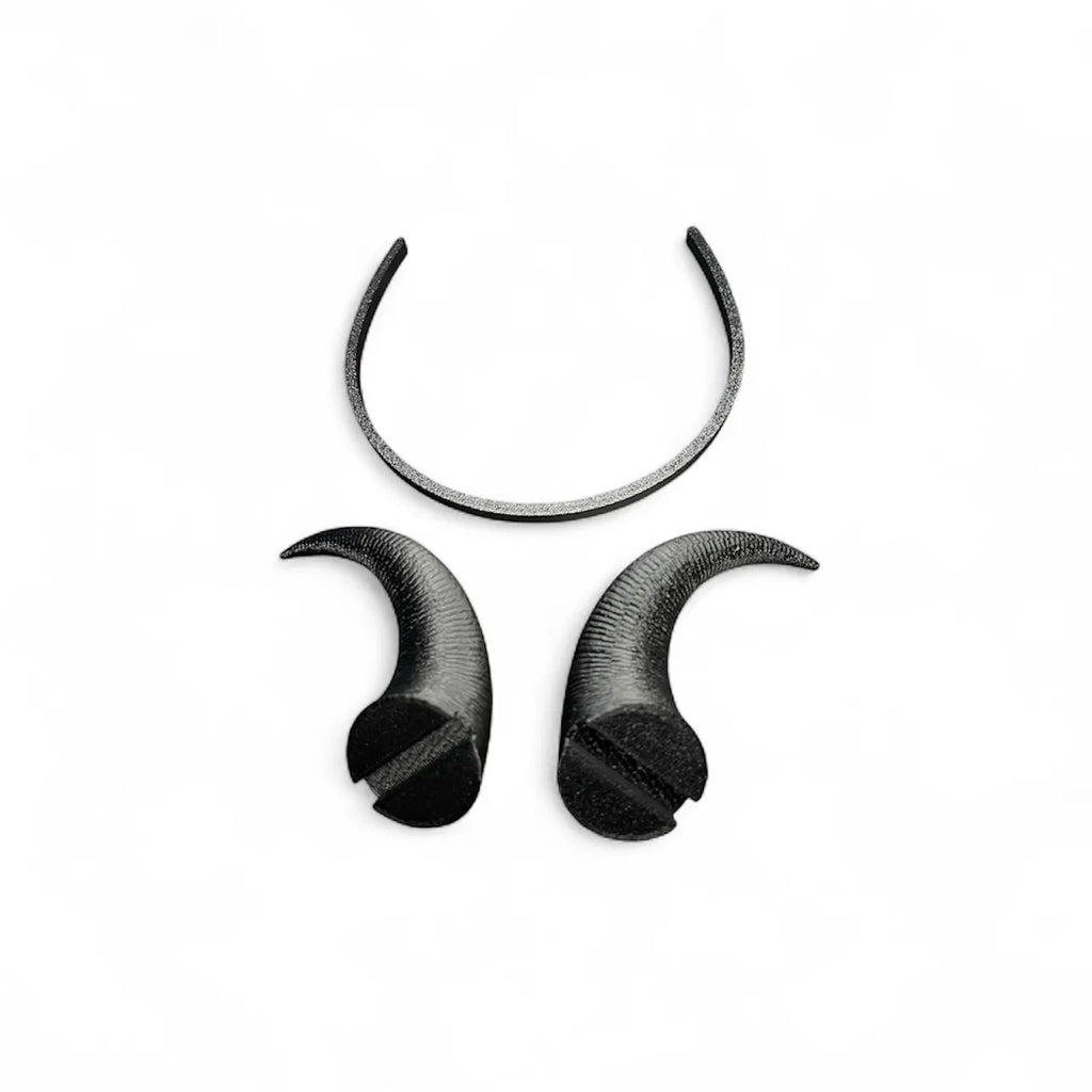 Banderolă de Păr cu Coarne de Demon „Demon Horns Headband” 3D