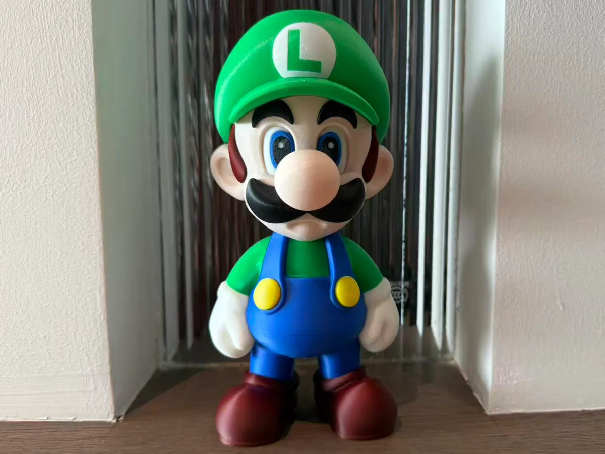 Figurină Luigi „GreenPlumber” 3D