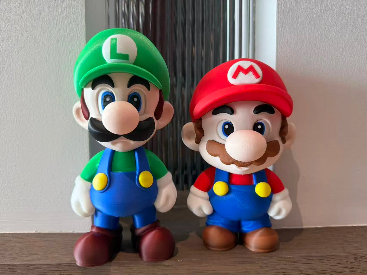 Figurină Luigi „GreenPlumber” 3D