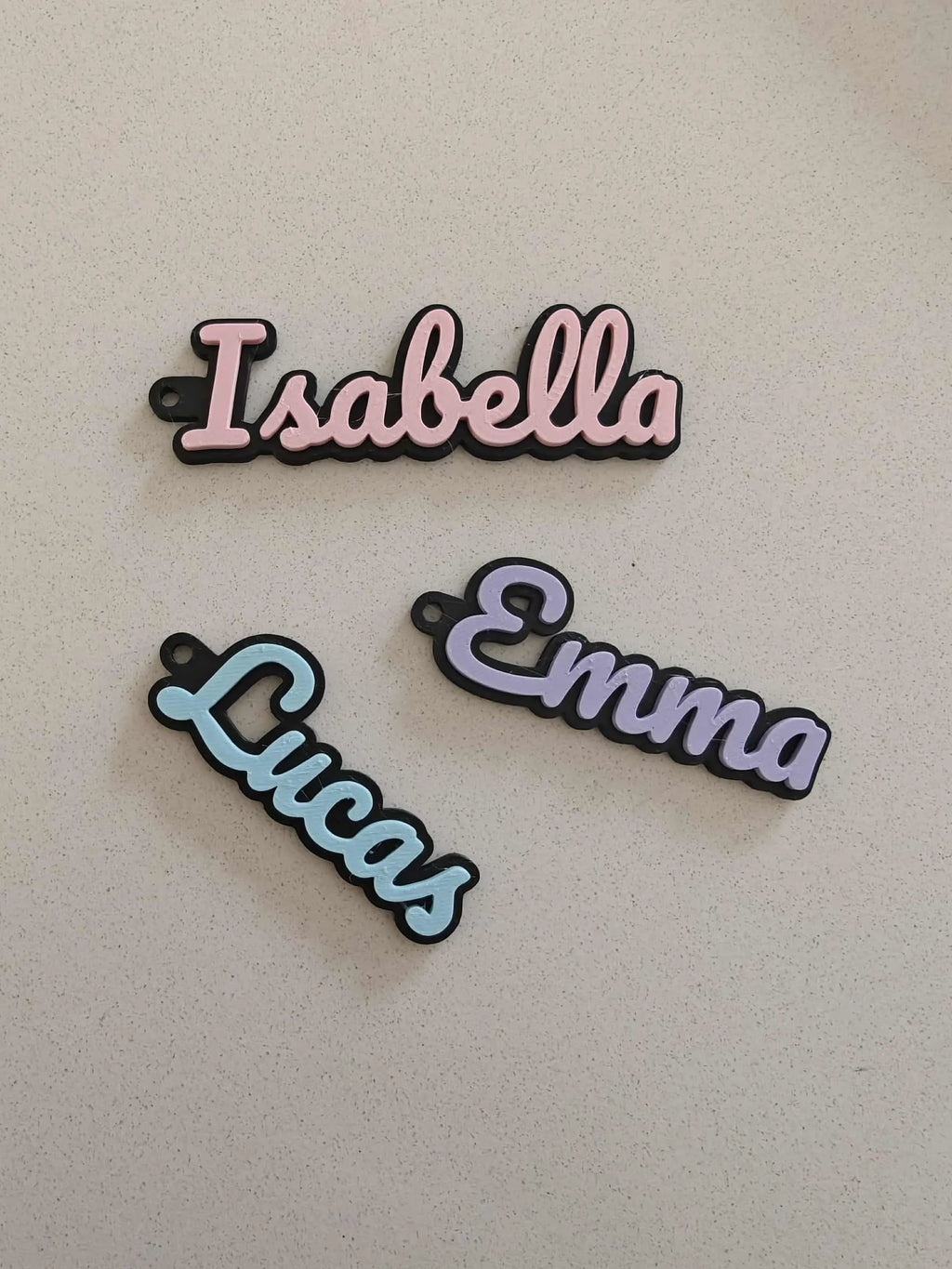 NameTag | Breloc 3D Personalizat cu Nume