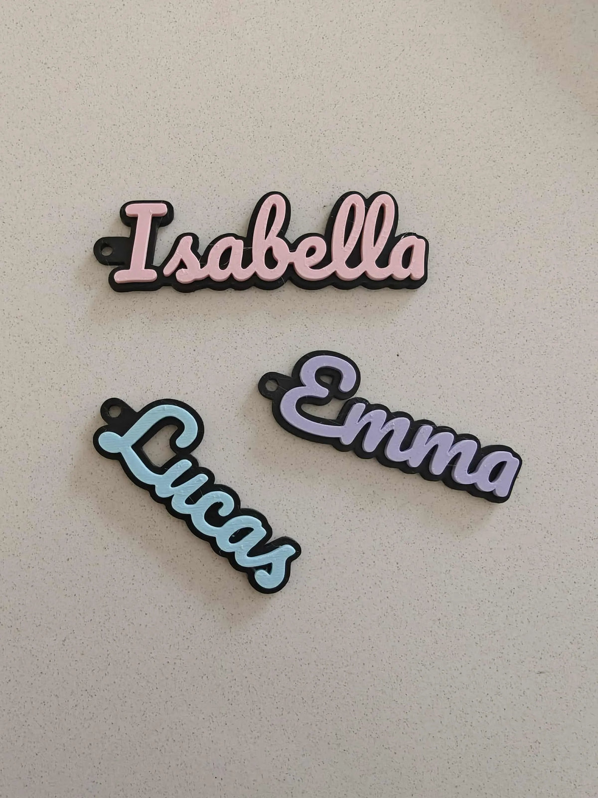 NameTag | Breloc 3D Personalizat cu Nume