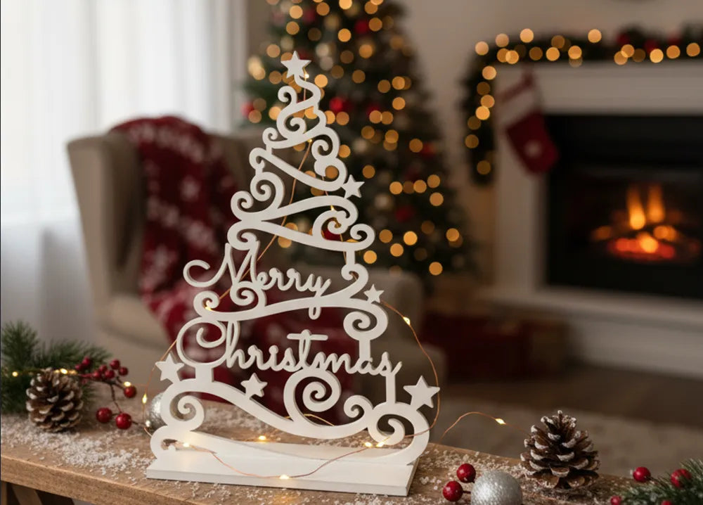 XmasGlow | Brad Decorativ "Merry Christmas"