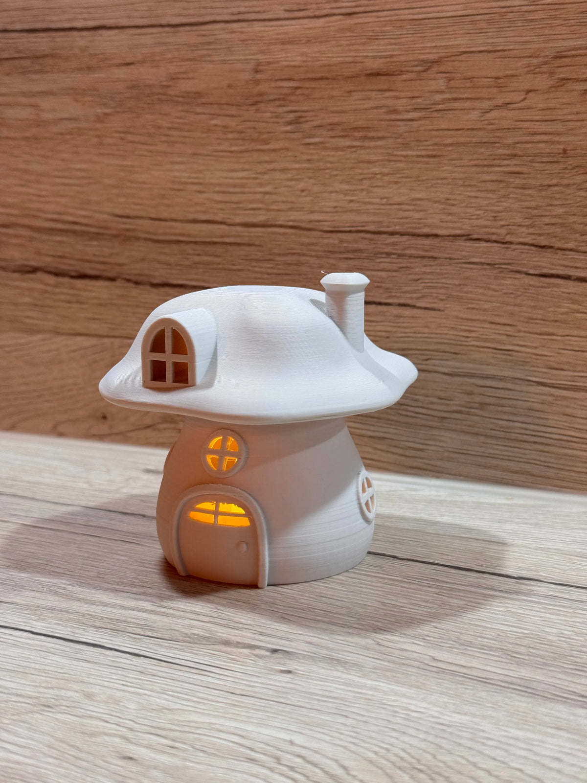 Veioză / Căsuță Decorativă Ciupercă „MushroomCottage” 3D