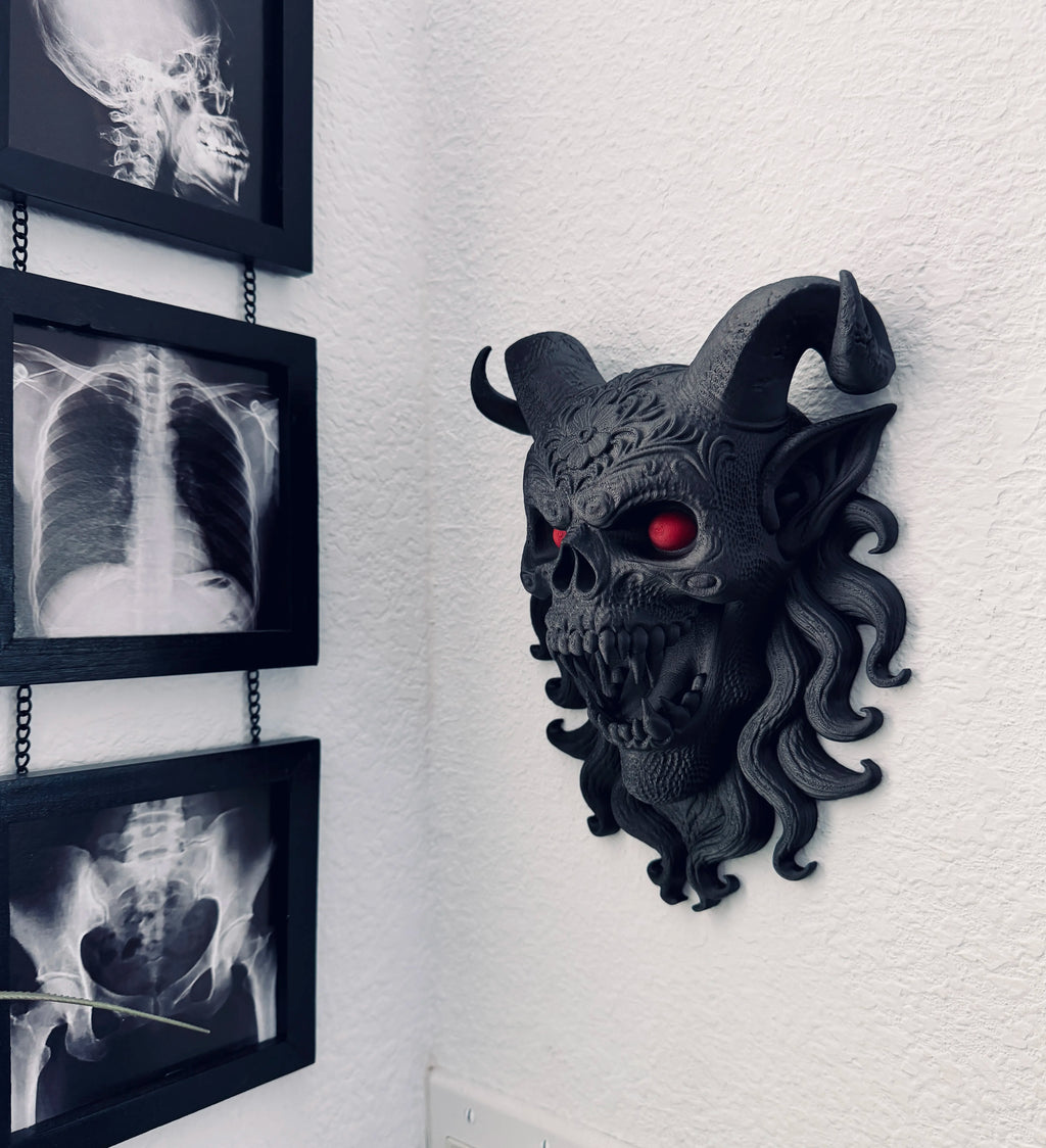 Placă Decorativă de Perete Demon / Gargoi „Gargoyle Demon Wall Mount” 3D