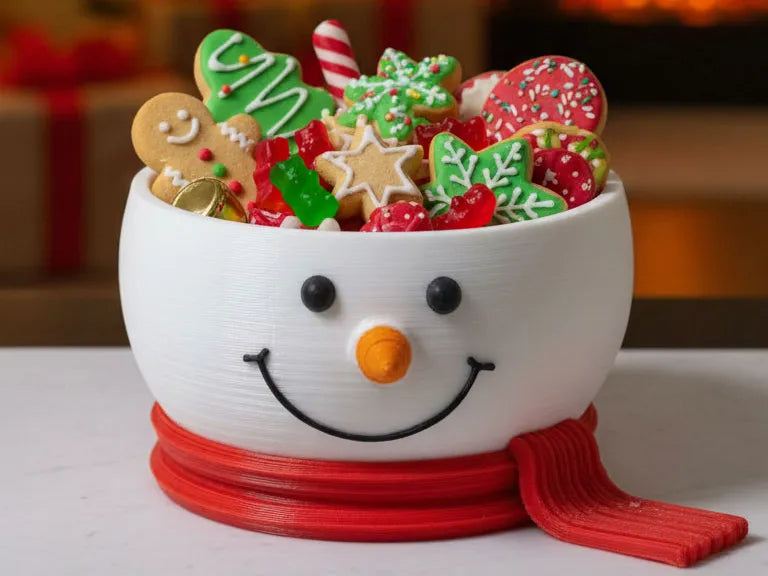 FrostyBowl | Bol Decorativ Om de Zăpadă 3D
