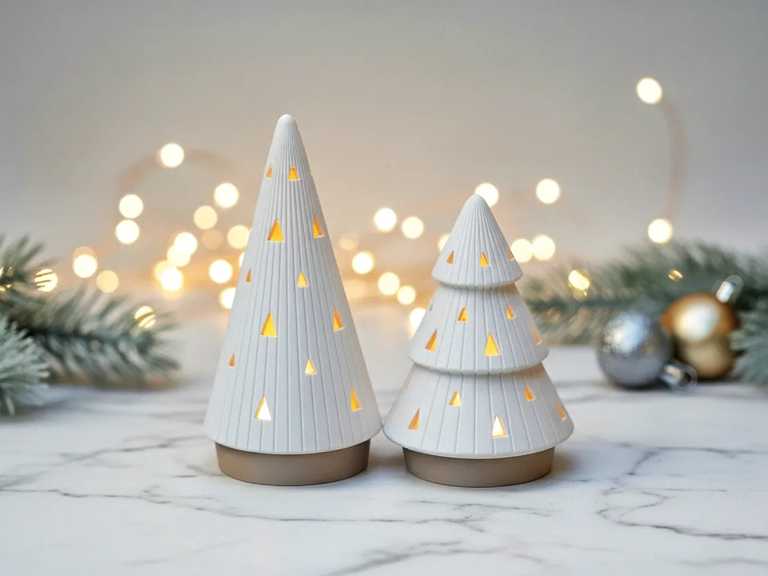 LumiTree | Set Brăduți Luminoși 3D pentru Lumânări