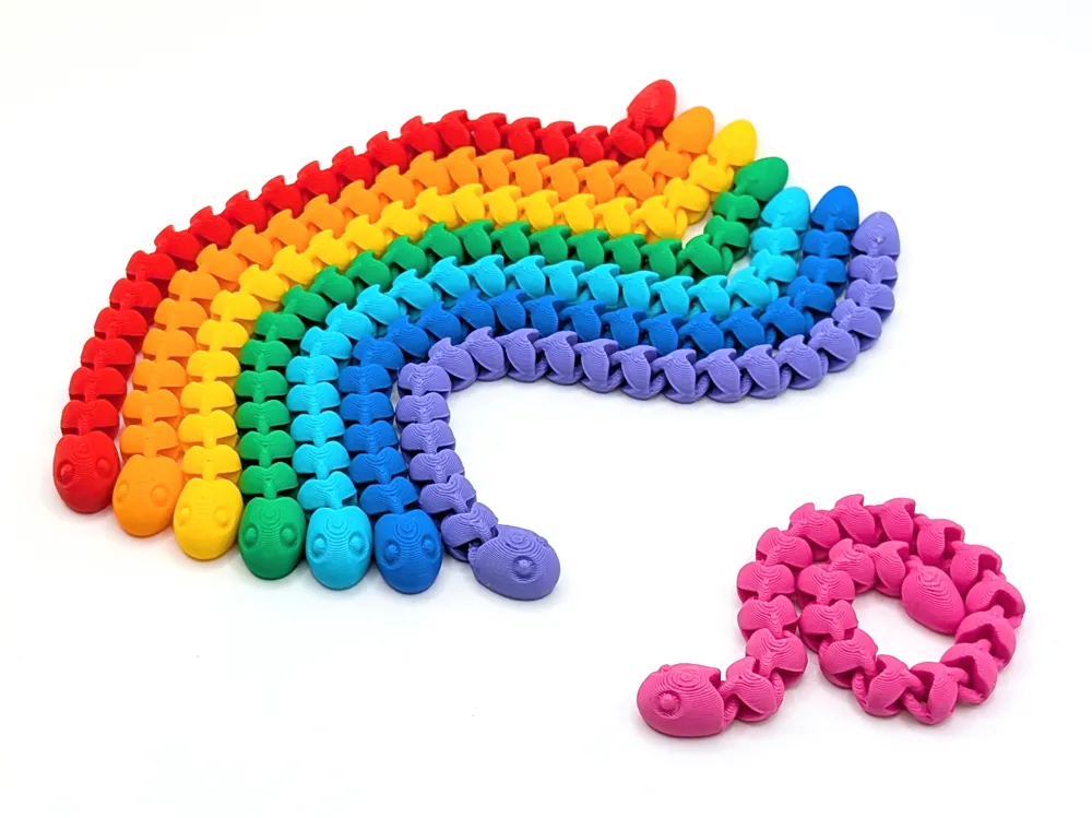 Jucărie Fidget „Șarpele Flexi” 3D