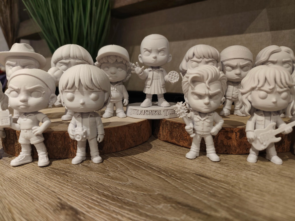 Set Figurine 3D Colecție Chibi Stranger Things „Stranger Things Chibi Set”