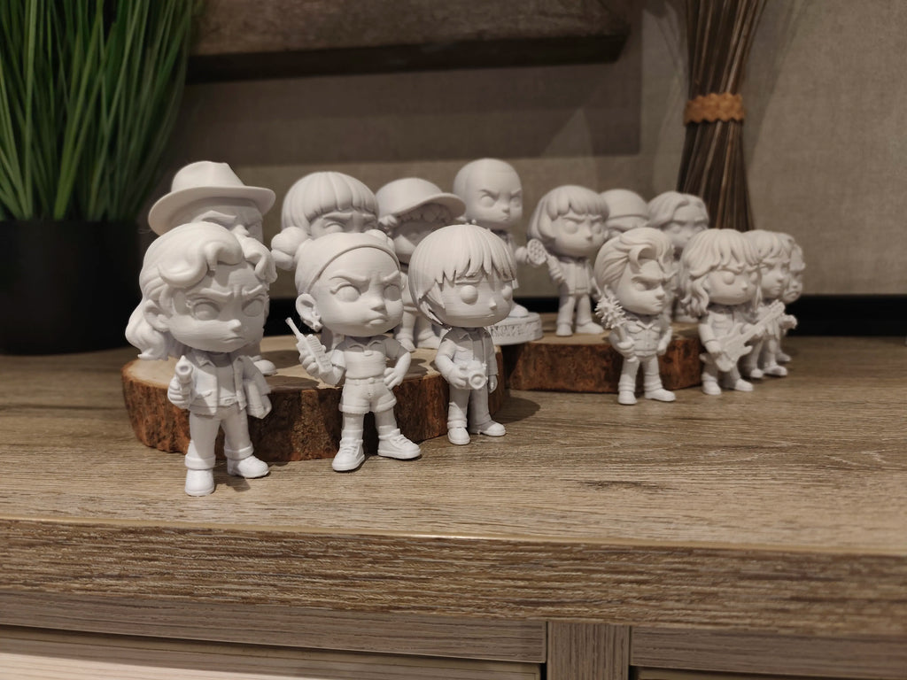 Set Figurine 3D Colecție Chibi Stranger Things „Stranger Things Chibi Set”