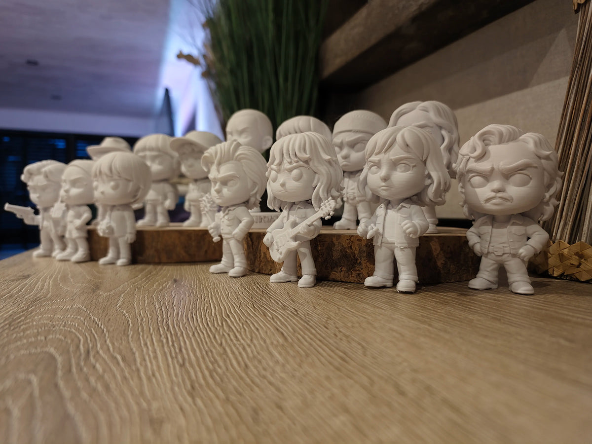 Set Figurine 3D Colecție Chibi Stranger Things „Stranger Things Chibi Set”