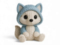 Figurină Lupușor Împletit „KnitWolf” 3D
