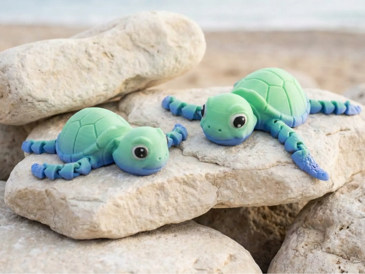 Figurină Flexi „Țestoasa Marină” 3D