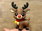 BabyRudolph | Figurină Ren Adorabil cu Nas Roșu