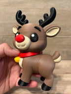 BabyRudolph | Figurină Ren Adorabil cu Nas Roșu
