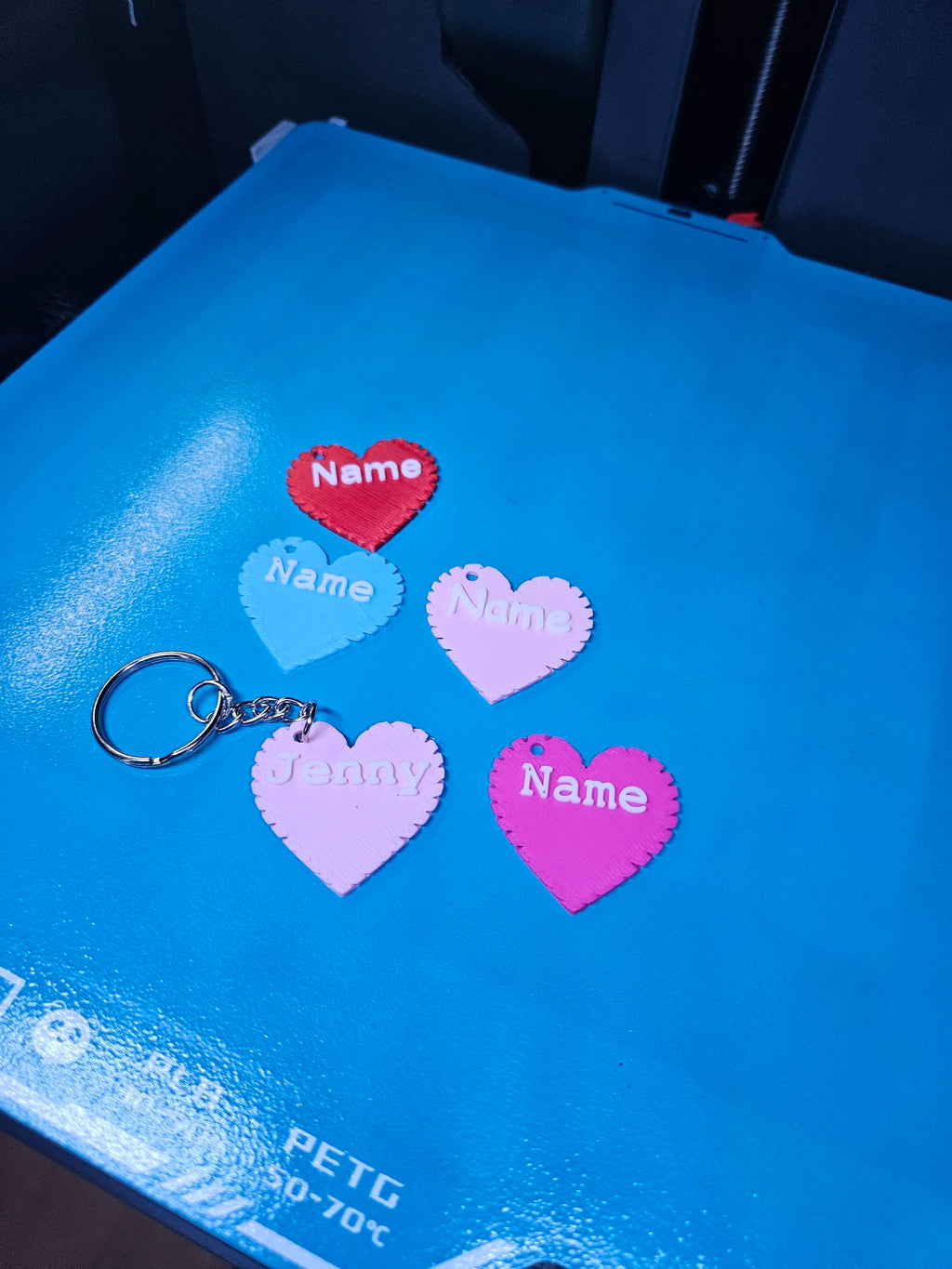 💕 HeartTag 3D | Etichetă / Medalion Inimă Personalizat cu Nume