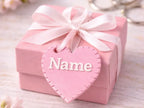 💕 HeartTag 3D | Etichetă / Medalion Inimă Personalizat cu Nume