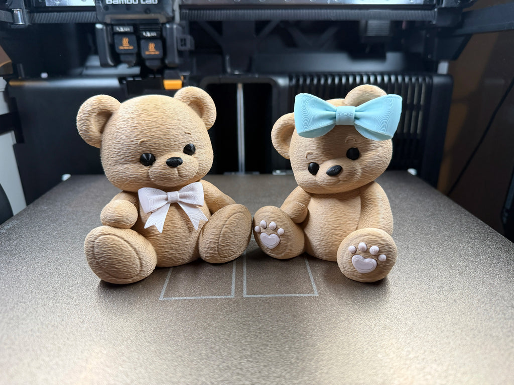 Figurină Ursuleț „FuzzyBear” 3D
