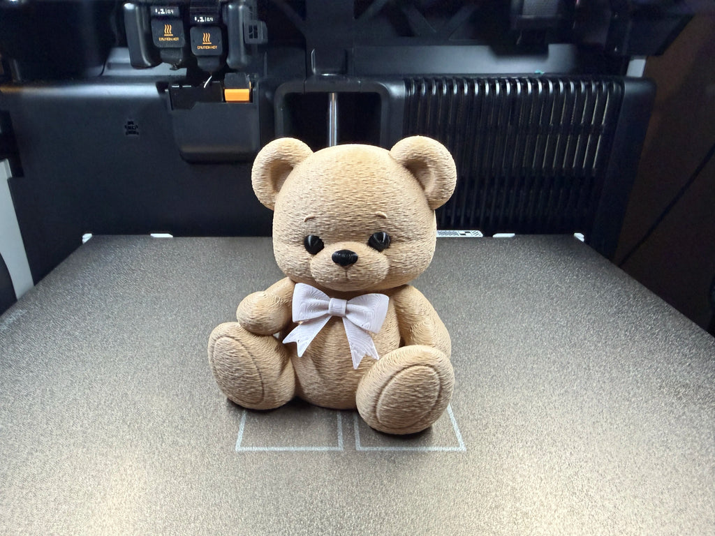 Figurină Ursuleț „FuzzyBear” 3D