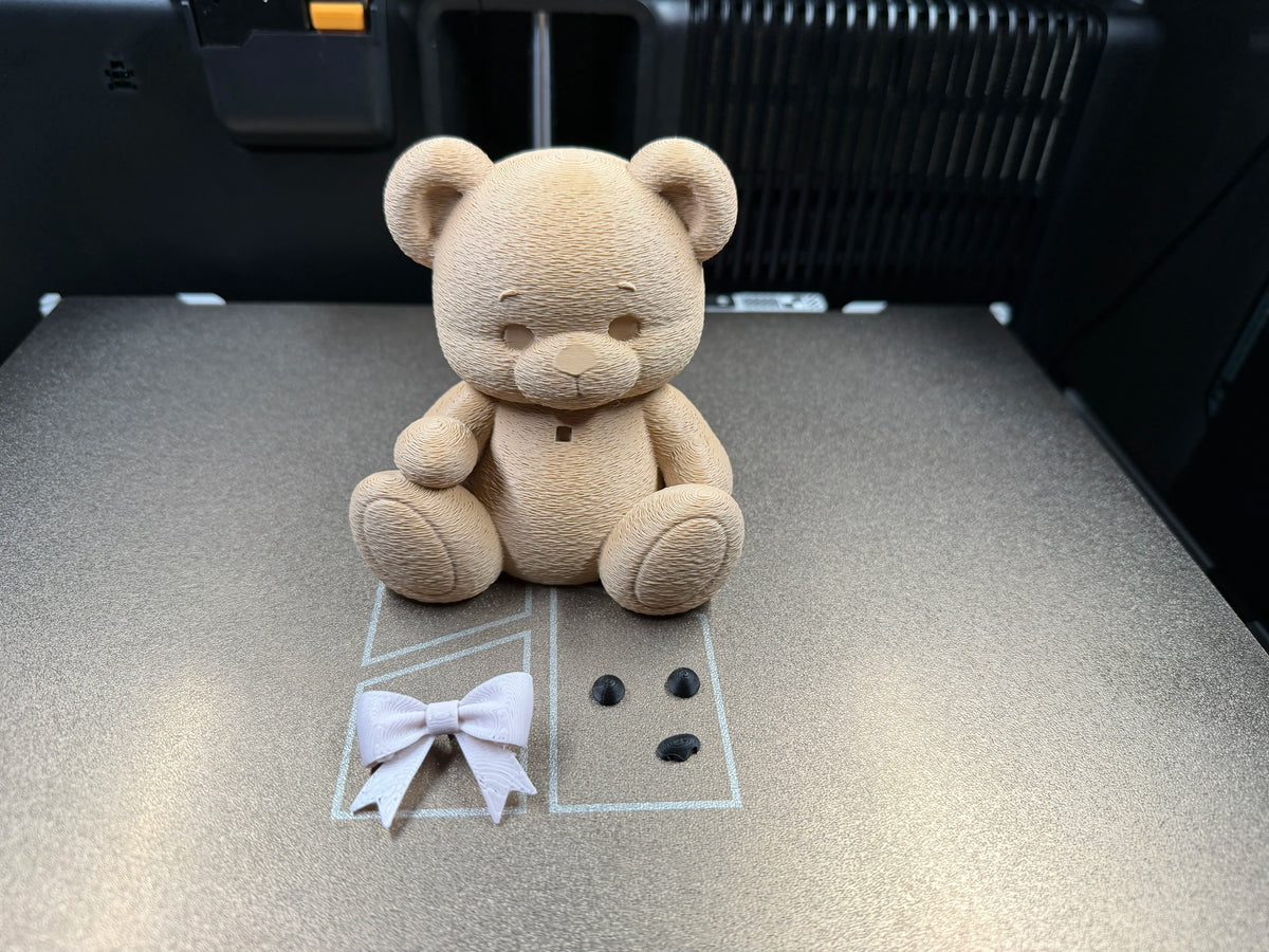 Figurină Ursuleț „FuzzyBear” 3D