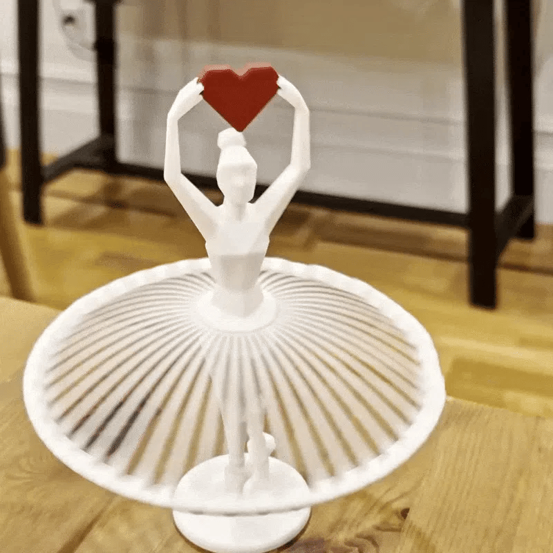 Suport Bijuterii Balerină „GraceJewel” 3D